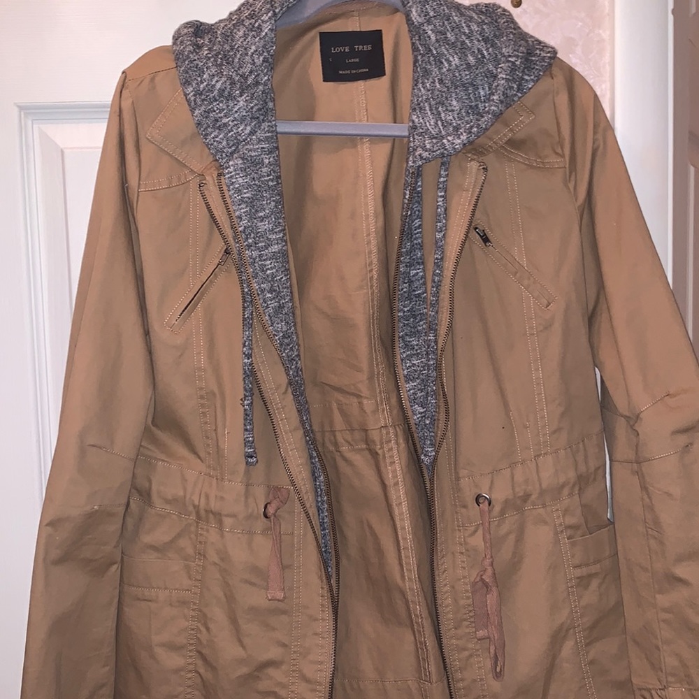 Double Zip Camel Jacket